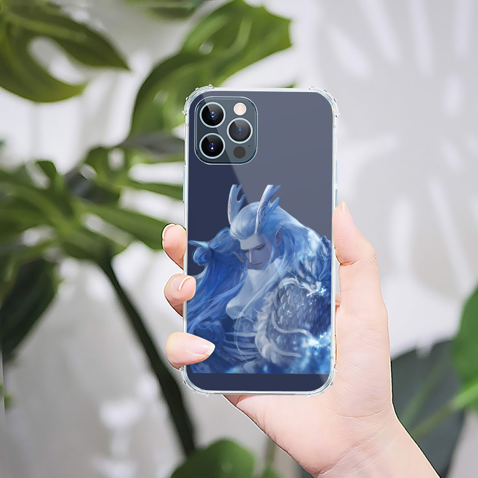 （画像用） Ne Zha 2 ナタ 魔童の大暴れ 【iPhone 12シリーズ対応】透明スマホケース（クリアソフトケース）